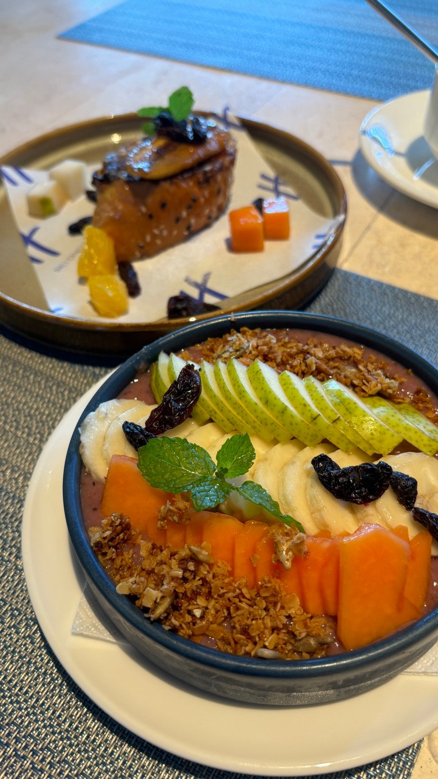 Breakfast buffet plate at Roomah, Holiday Inn Resort Bali Canggu