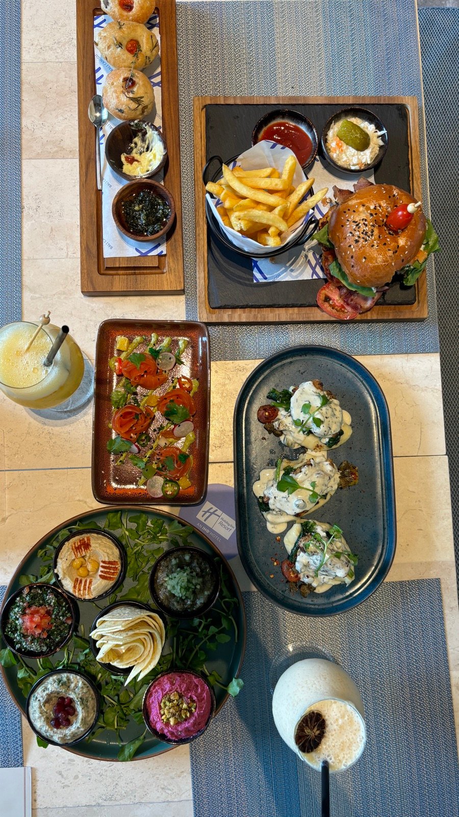 Dinner dish at Roomah restaurant, Holiday Inn Resort Bali Canggu