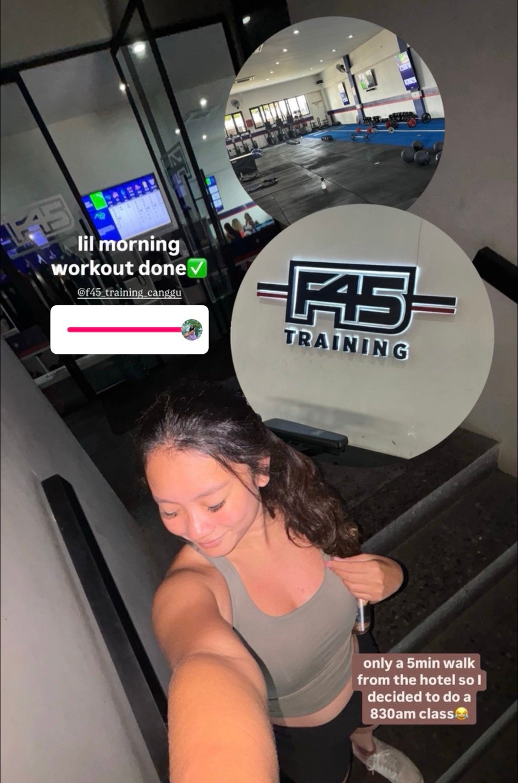 F45 studio class a couple of minutes from Holiday Inn Resort Bali Canggu