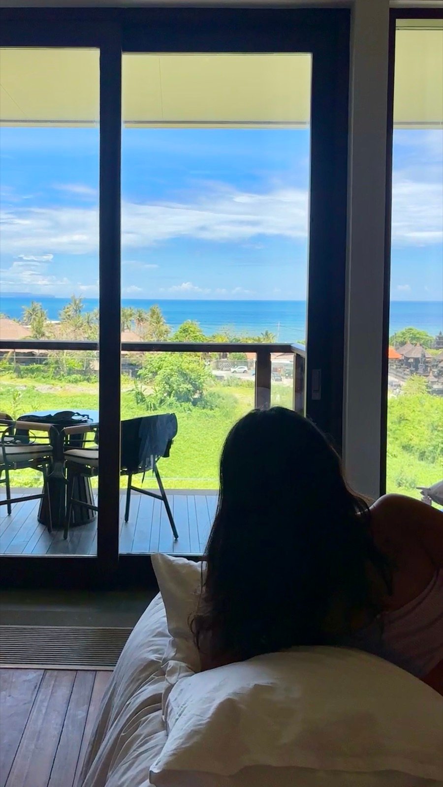 Ocean view from the balcony of the King Standard Ocean View room at Holiday Inn Resort Bali Canggu