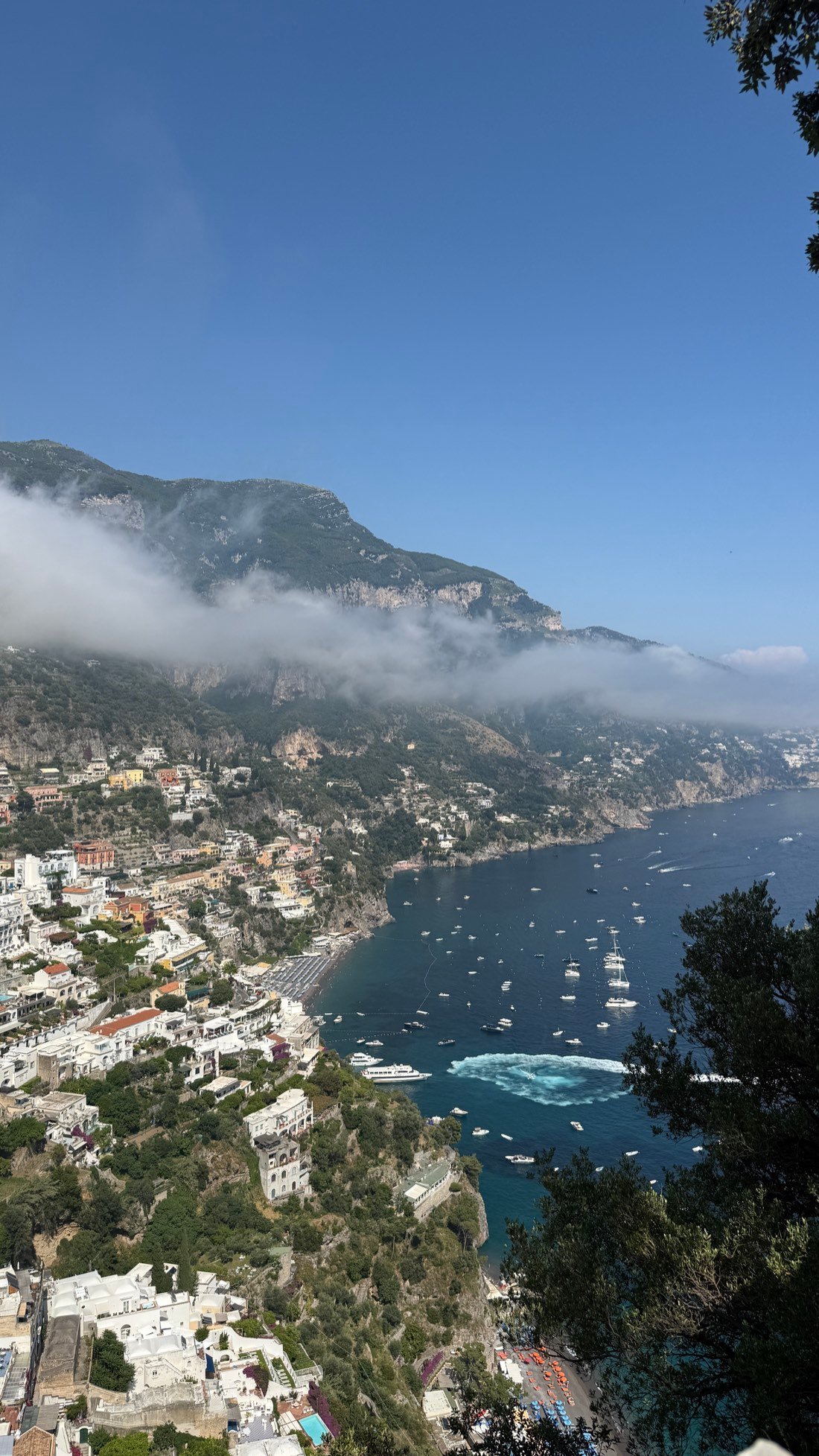 Views along the Amalfi Coast from the photo stop at Agerola