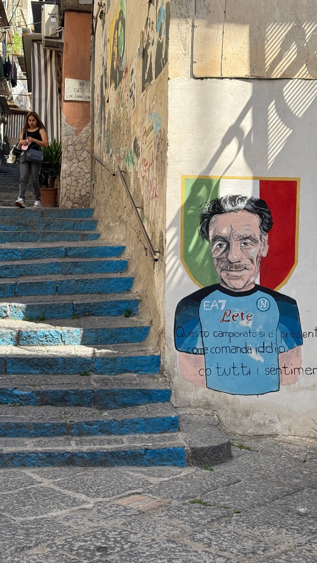 More stairs and streets in Naples