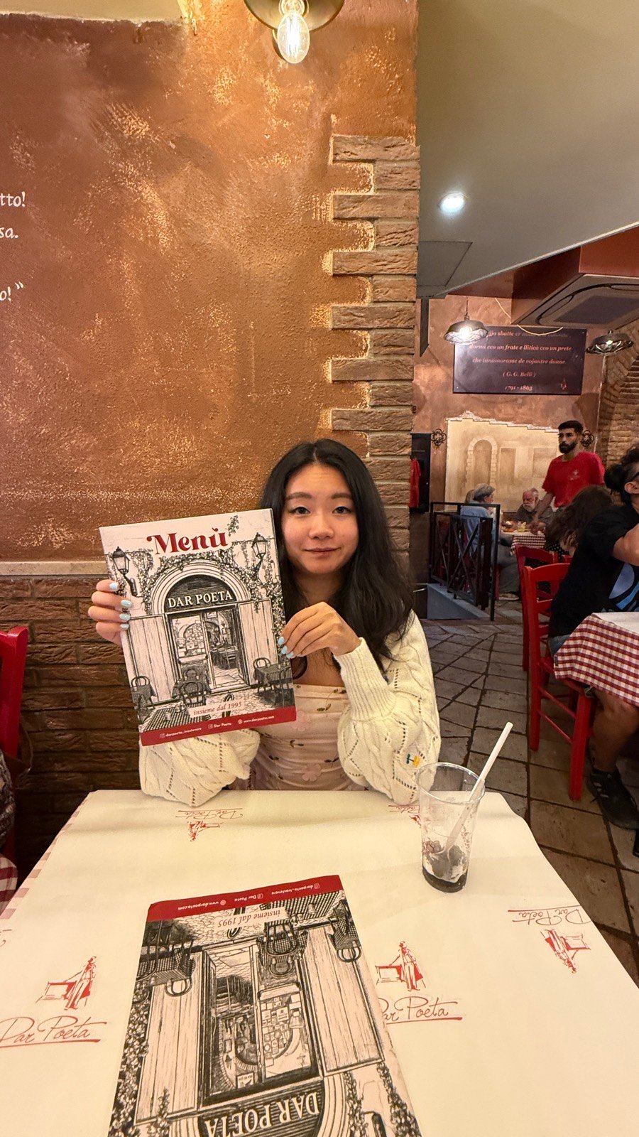 Dar Poeta pizzeria in Trastevere, Rome
