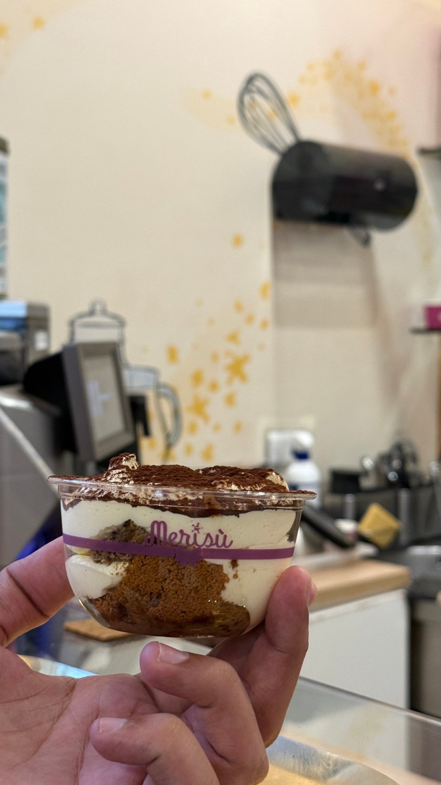 Tiramisu from Merisu in Trastevere, Rome
