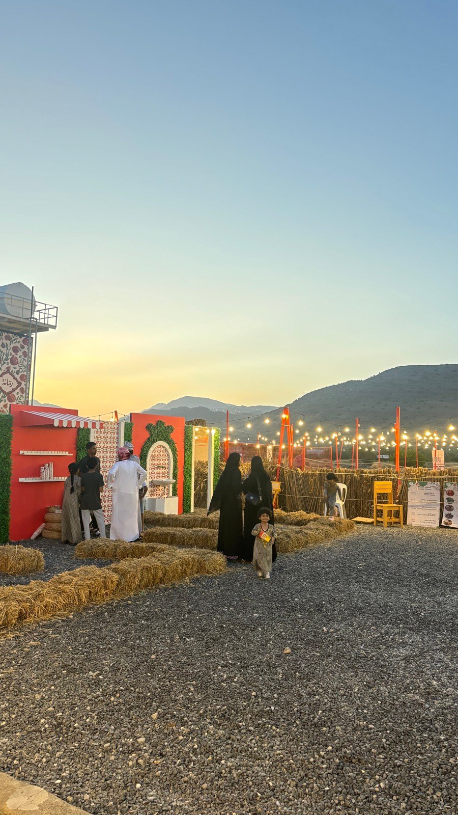 Food stalls at the Rummana carnival