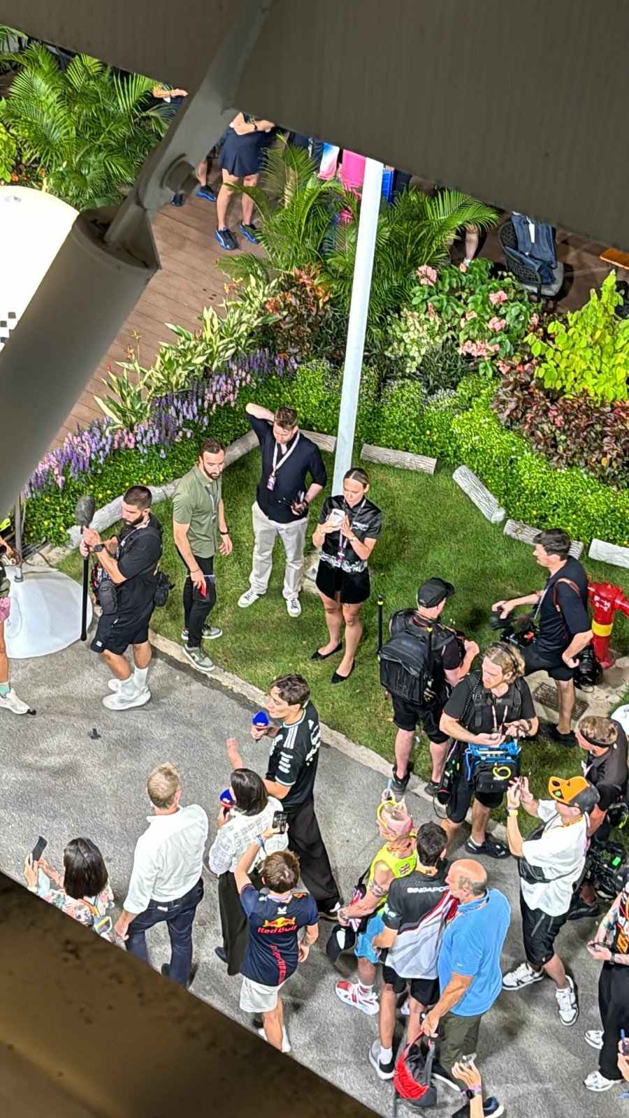 Spotting the 2025 Singapore Grand Prix winner up close