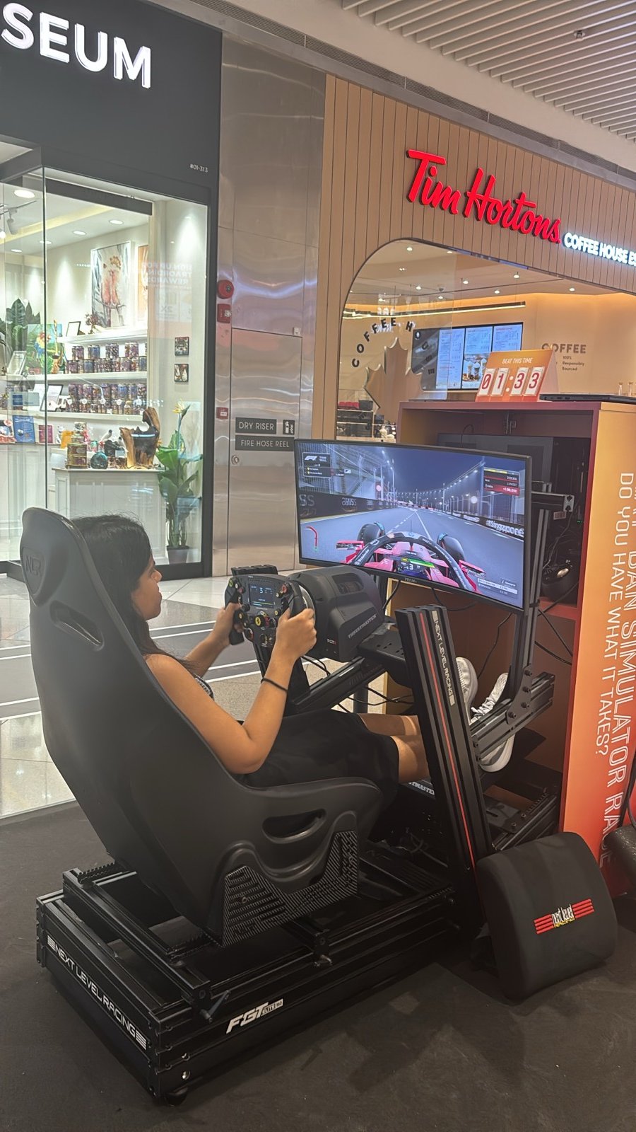 Pre-race fan activities at the Singapore Grand Prix
