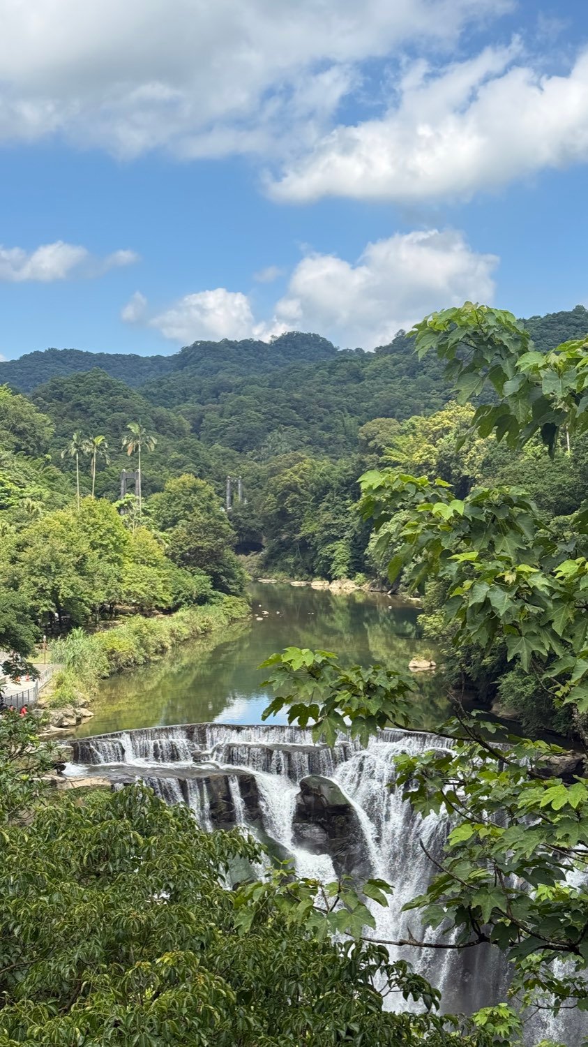 Shifen Waterfall, the widest waterfall in Taiwan